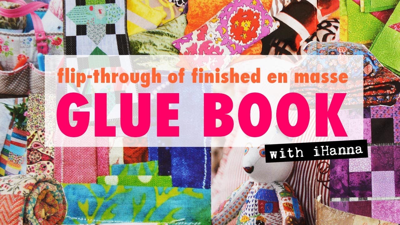 Финальный просмотр книги En Masse GLUE BOOK — тематическая книга с клеем