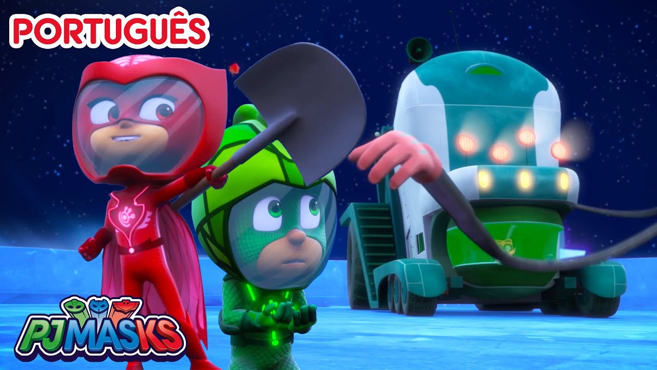 Voando para a lua! 🌚 PJ Masks em Português episódios completos | #pjmasksemportugues