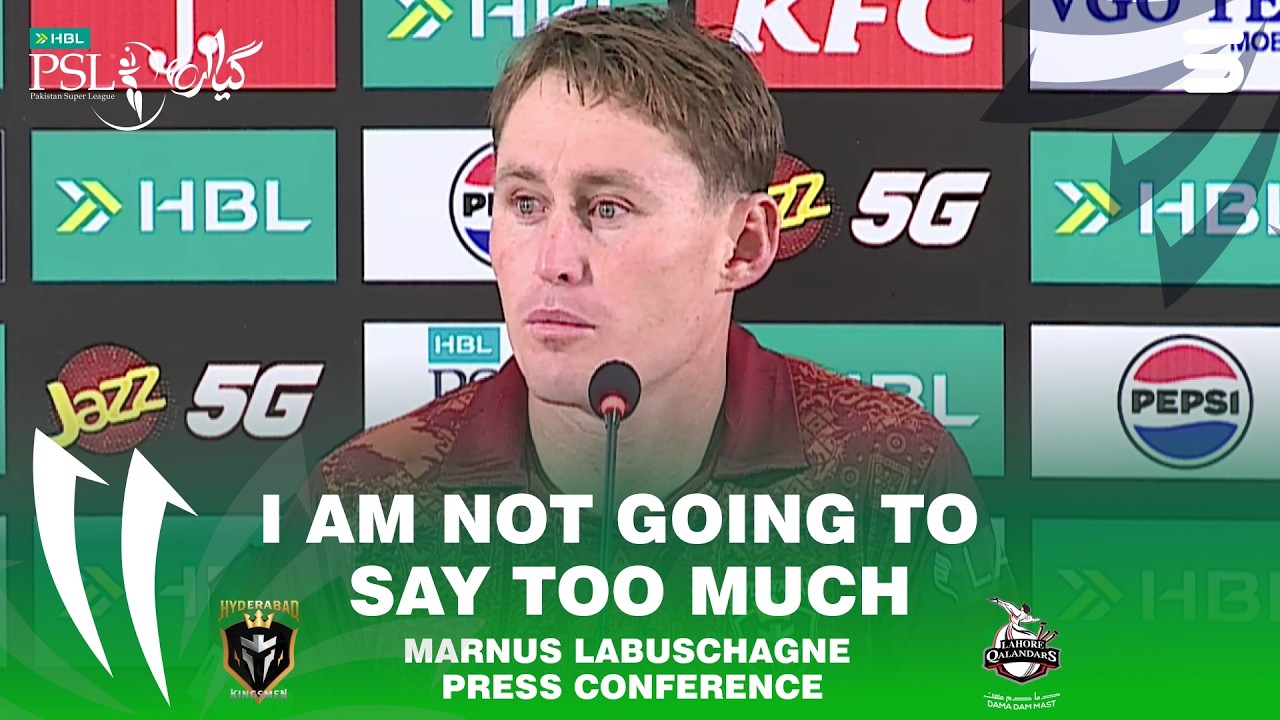 I am not going to say too much | Marnus Labuschagne Press Conference | HBL PSL 11 | MZB1T