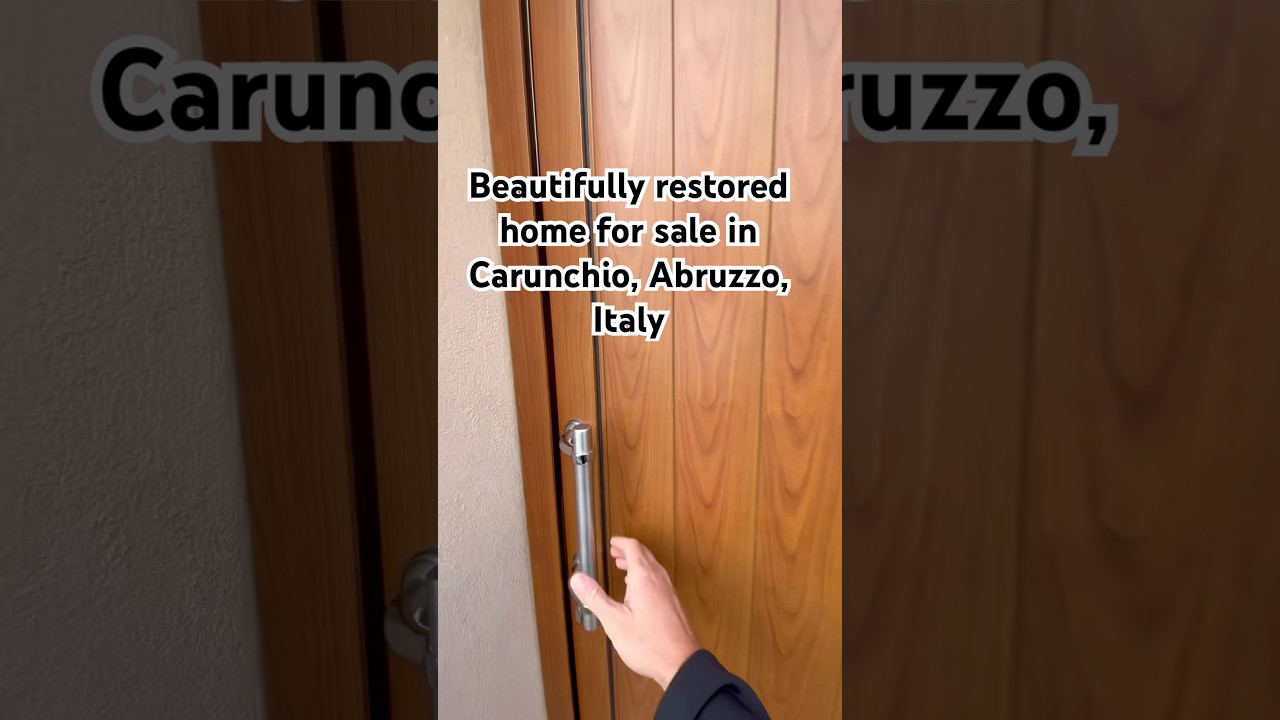 Home for sale in Carunchio, Italy. Price with furniture €130,000 Without furniture €115,000