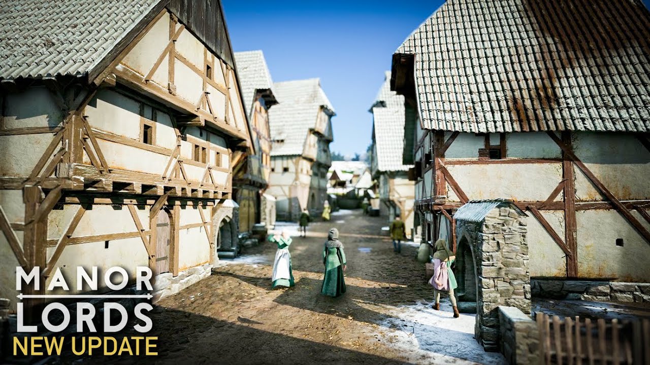 Manor Lord's BIGGEST Update Yet... Let's build an Empire! (Relaxing Longplay)