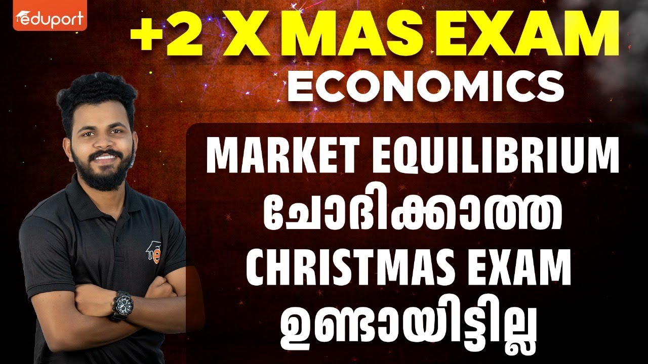 Plus Two Economics | Sure Question | Market Equilibrium | Eduport Commerce and Humanities