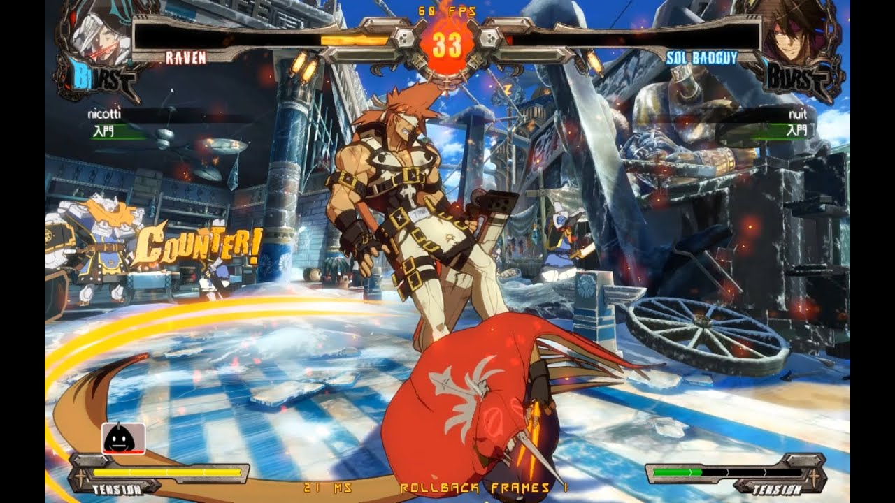 GGXrd Rev2 - 240416~250115 レイヴン、ファウスト