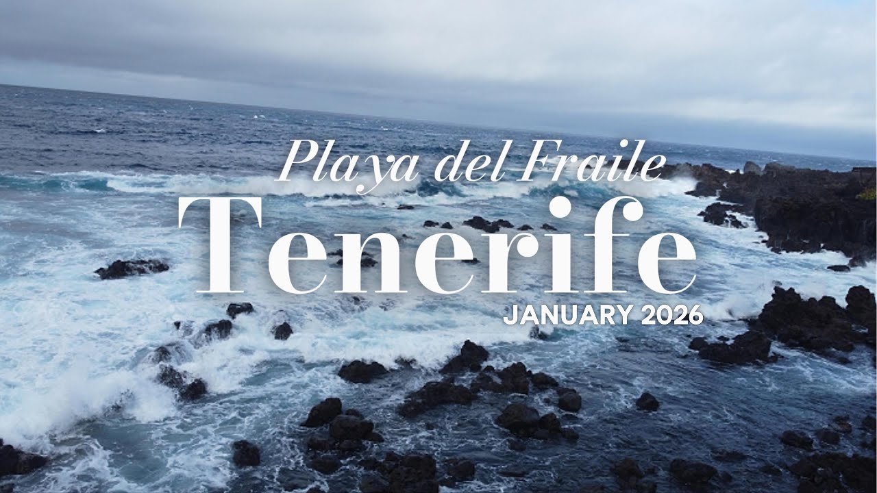 Playa del Fraile in the Storm, Tenerife