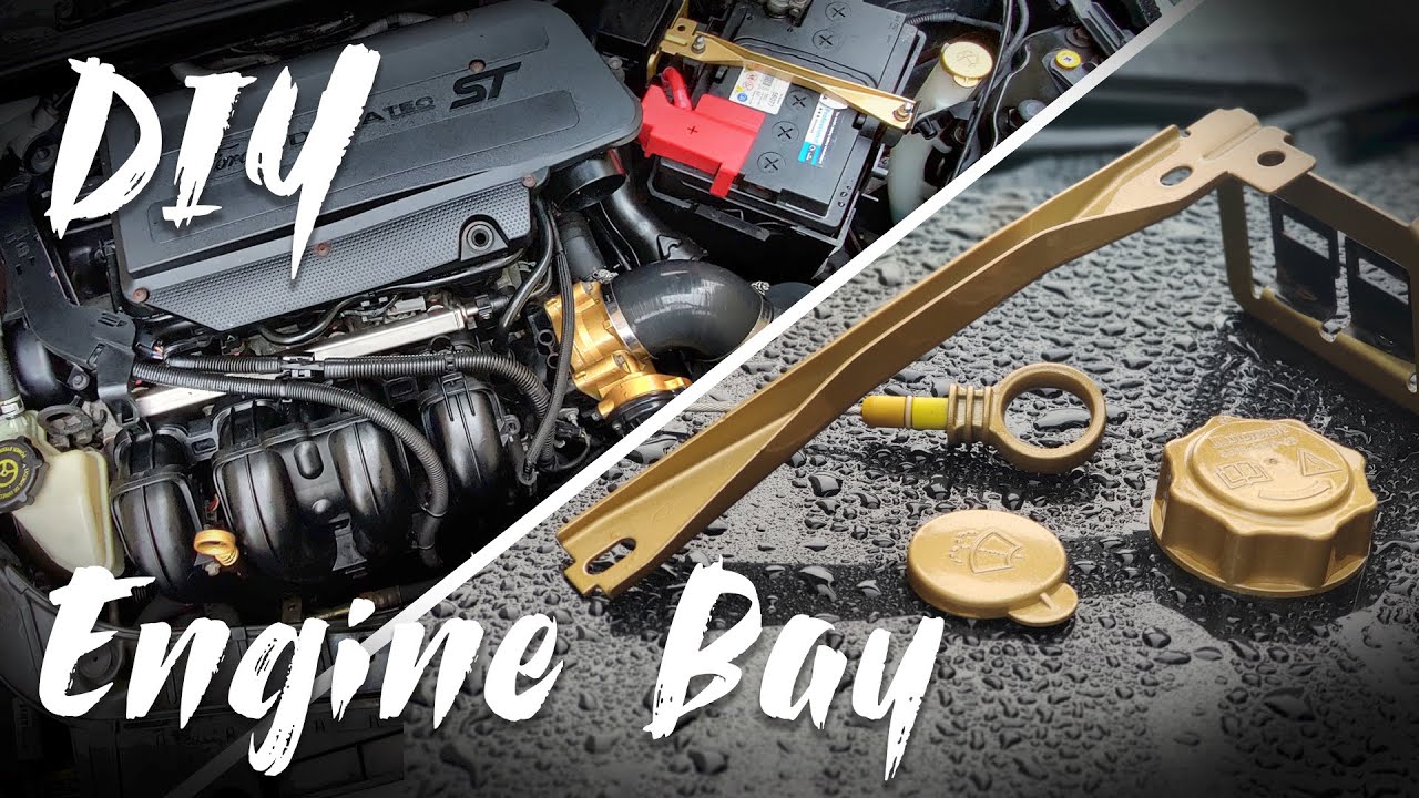 Engine Bay Improvements How To make Your Engine Bay Look Better Cheaply Mk6 Fiesta ST - Episode 21