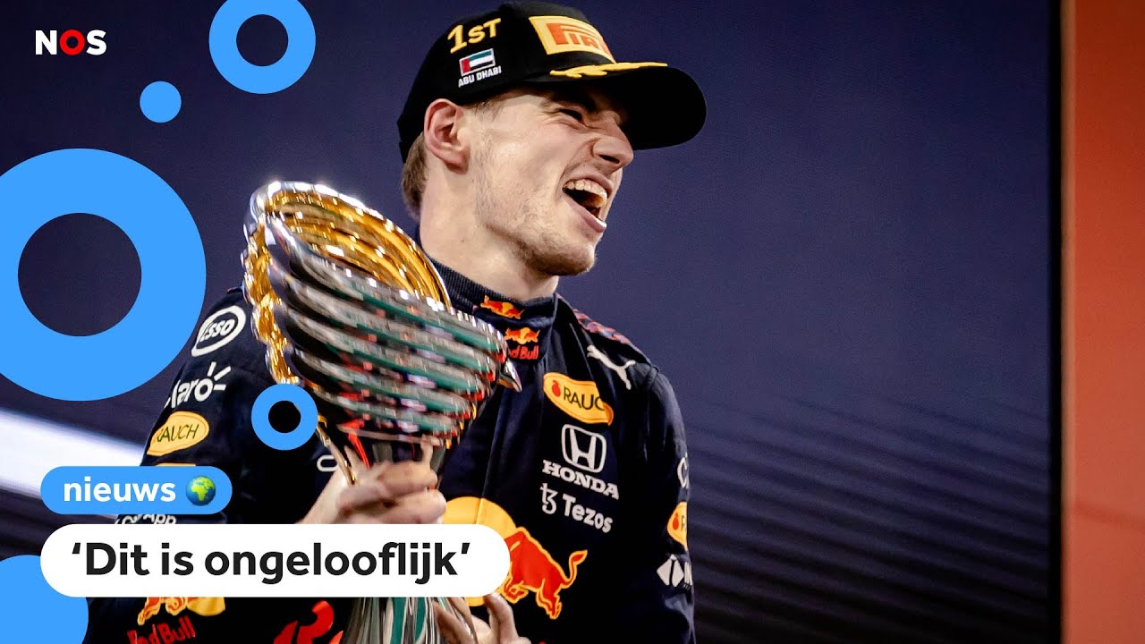 Max Verstappen is wereldkampioen!