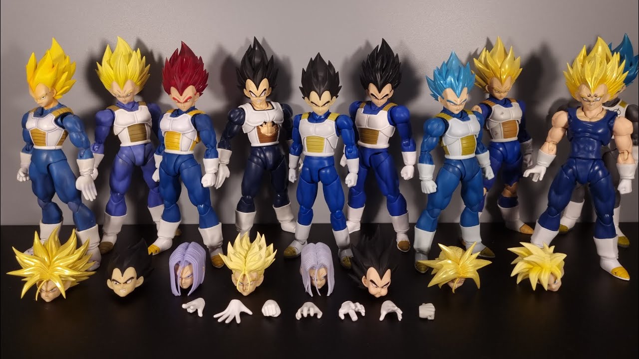 Figuarts Vegeta - Dragonball Daima - Comparisons and Headswaps!!