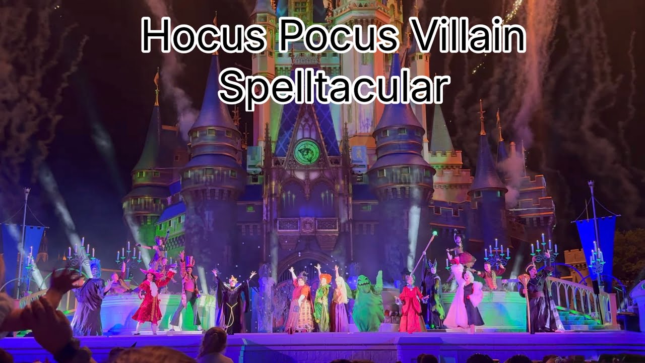Hocus Pocus Villain Spelltacular FULL Show | Mickey’s Not-So-Scary Halloween Party | Magic Kingdom