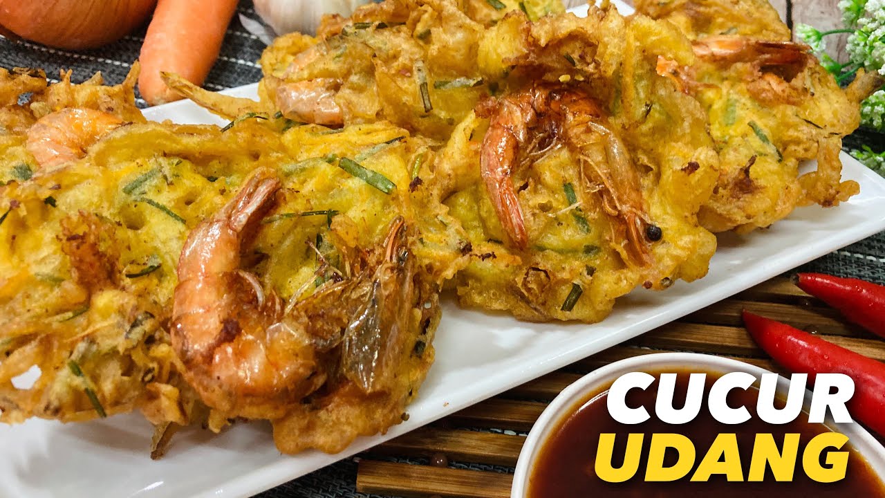 Cucur Udang Rangup di Luar Dan Lembut di Dalam