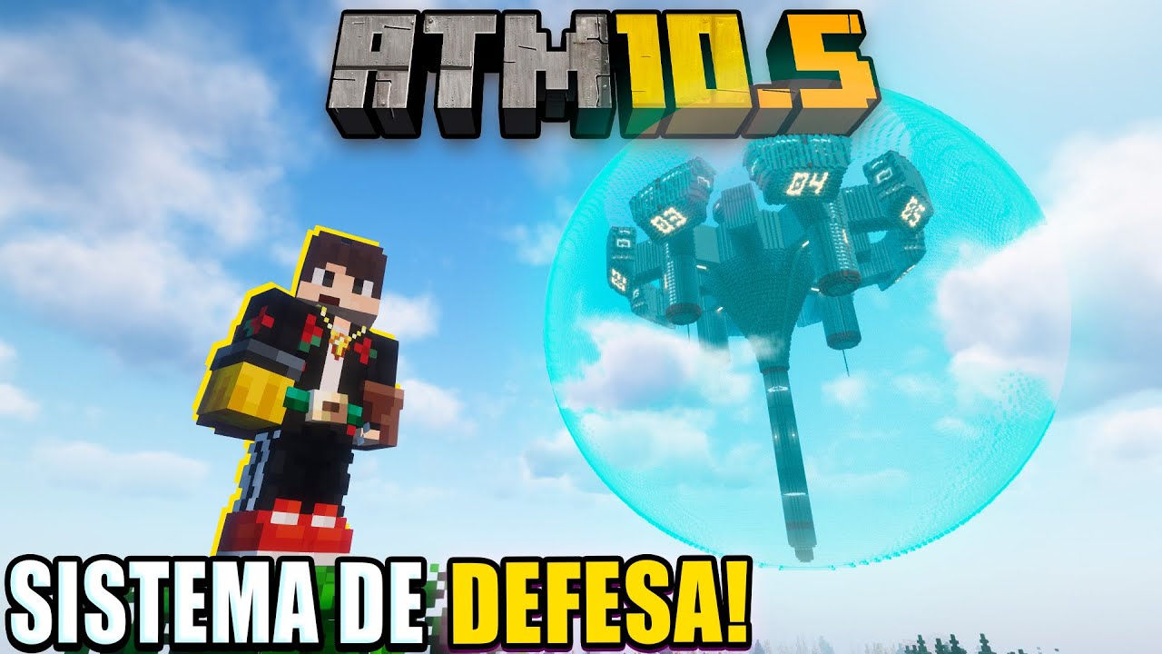 NOVO SISTEMA DE SEGURANÇA PARA A BASE! MODULAR FORCE FIELD SYSTEM! - #ATM10.5 HARDCORE EP 22!