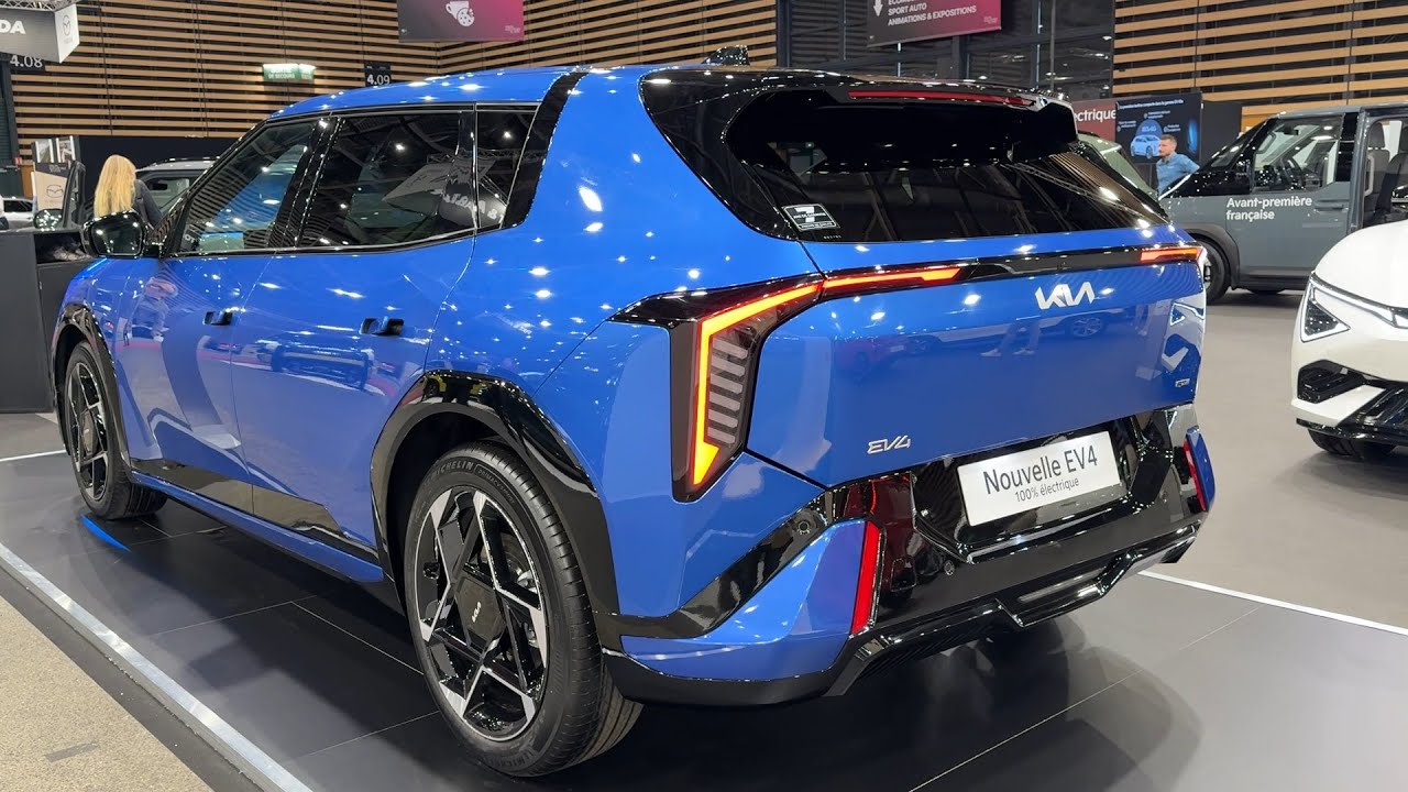 New KIA EV4 Hatchback 2026 - FIRST LOOK & visual REVIEW (GT-Line)