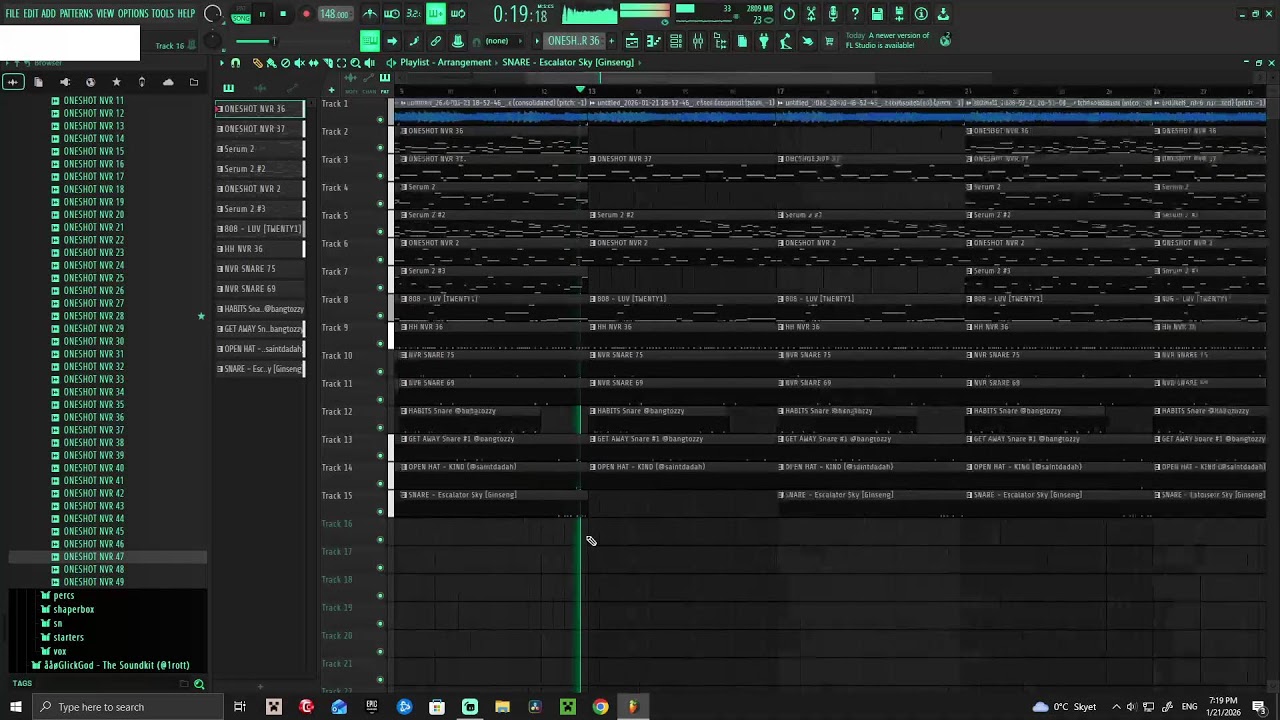 Making Heatful Type Beats in Fl Studio🧪🧪🧪🧪(🥶🥶)