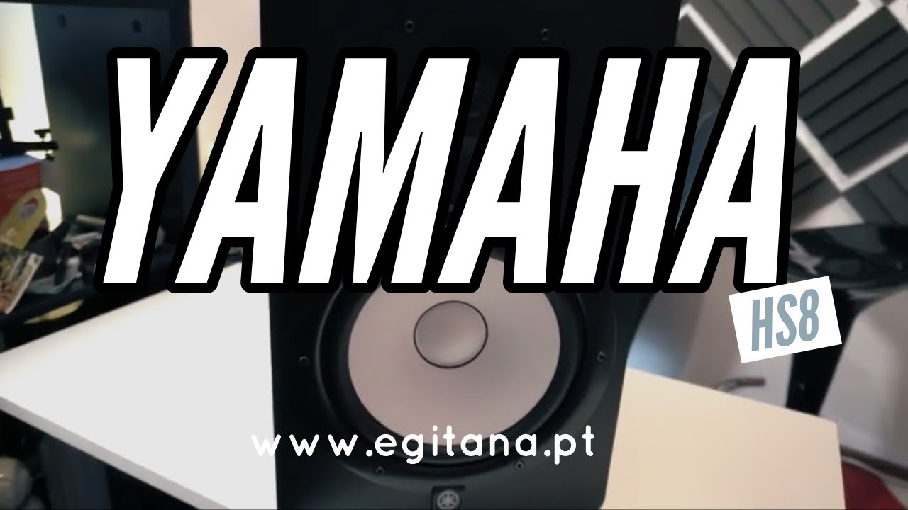 YAMAHA HS8 - Fantástica relação qualidade / preço | EGITANA.pt
