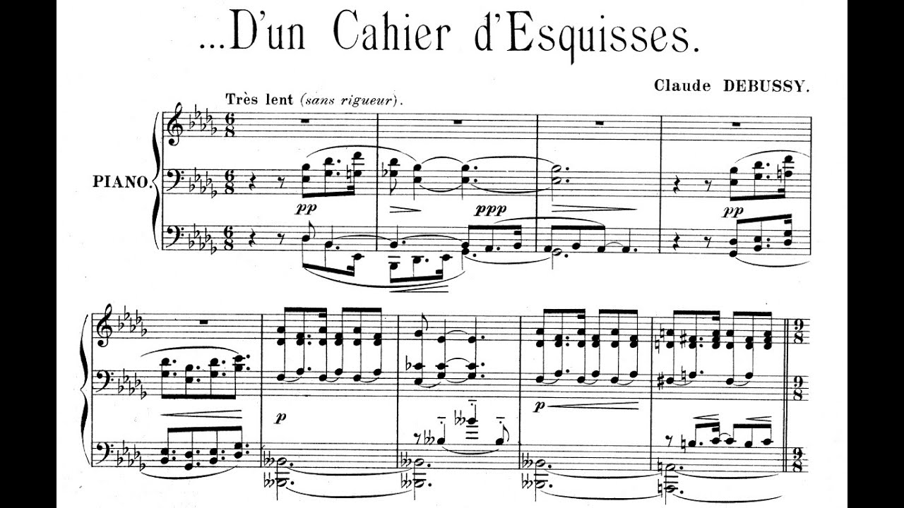 Claude Debussy - D'un cahier d'esquisses