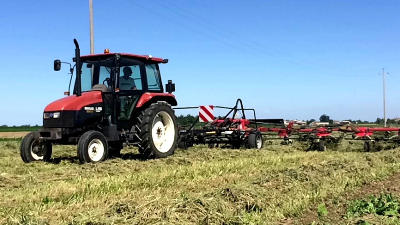 Voltafieno FELLA TH13010 & FiatAgri L65 | FELLA Tedder TH13010 with FiatAgri L65
