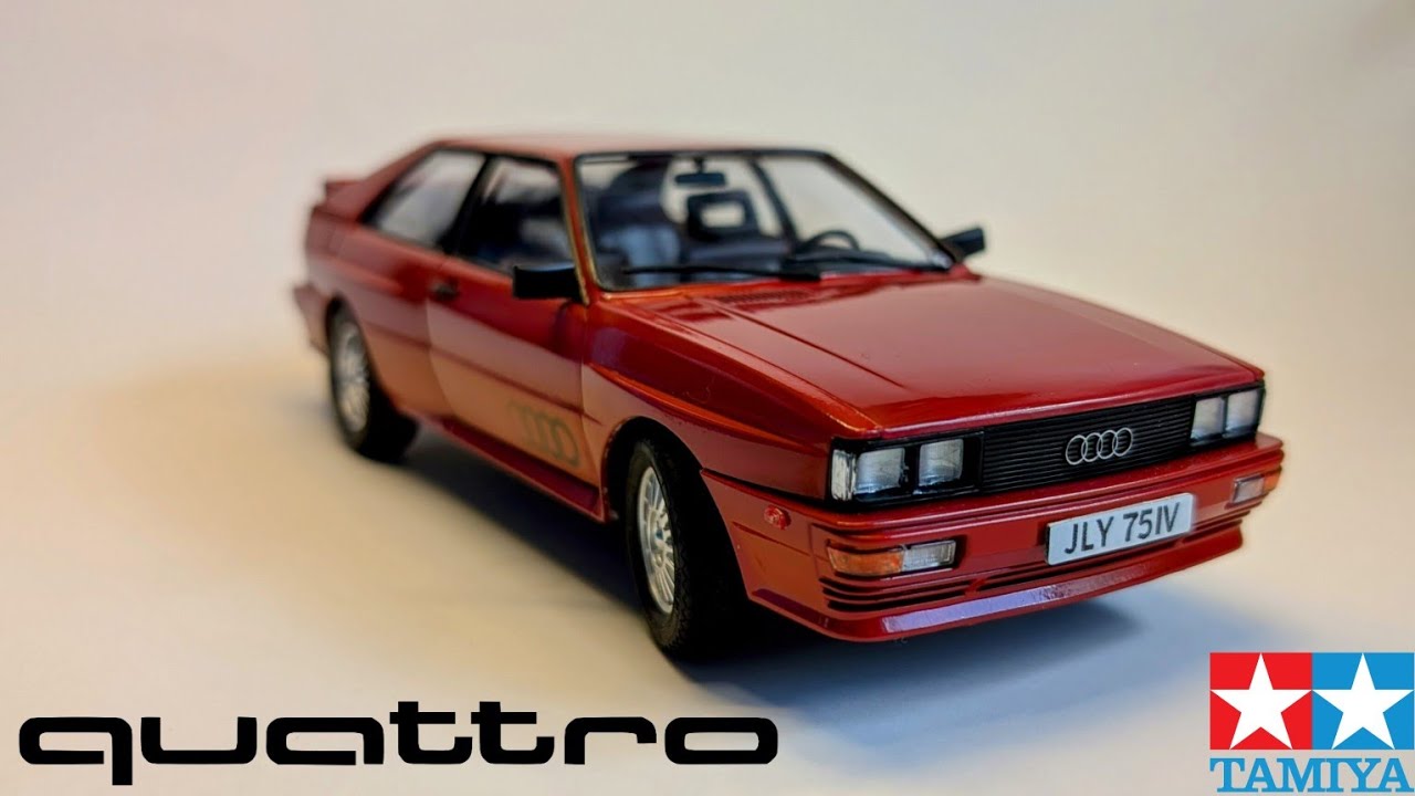 How to build the Audi Quattro in  1/24 Tamiya model kit Ashes to Ashes replica