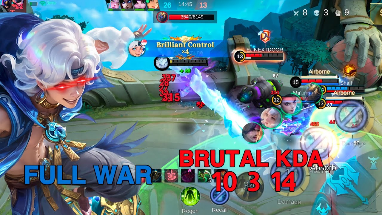 MATCH INI ISINYA WAR TERUS!!! MOBILE LEGENDS