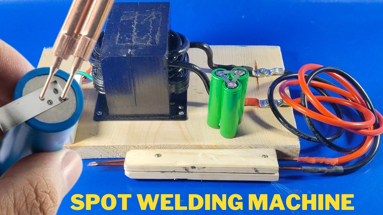 DIY Spot Welder - Build Your Own Spot Welding Machine Using a Microwave Oven Transformer