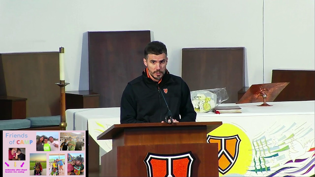 1/27 Daily Chapel Jacob Webb