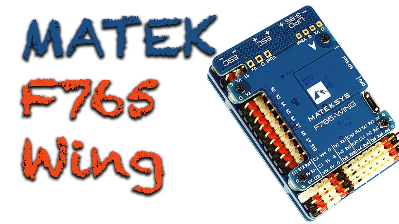 FC TOP per Aerei - Matek F765 Wing INAV e Ardupilot / Arduplane