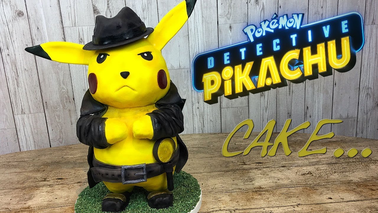 Pikachu Detective Cake