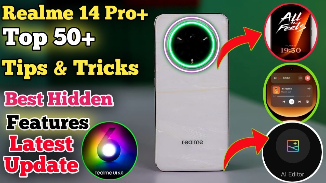 Realme 14 Pro Plus Top 50+ Hidden Features | Realme 14 Pro Plus Smart Features in Hindi