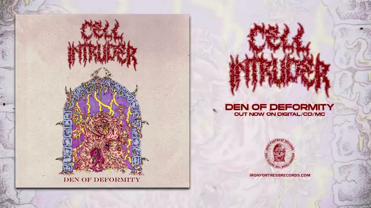 CELL INTRUDER (US) - DEN OF DEFORMITY (EP) - Iron Fortress Records 2025