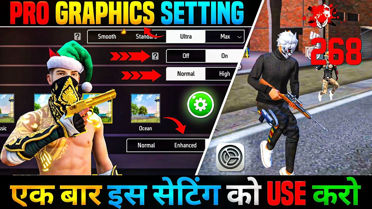 Best Graphics Setting For 2gb, 4gb, 6gb Ram Mobiles | Free Fire Display Setting 2025 | Khuni Gamers