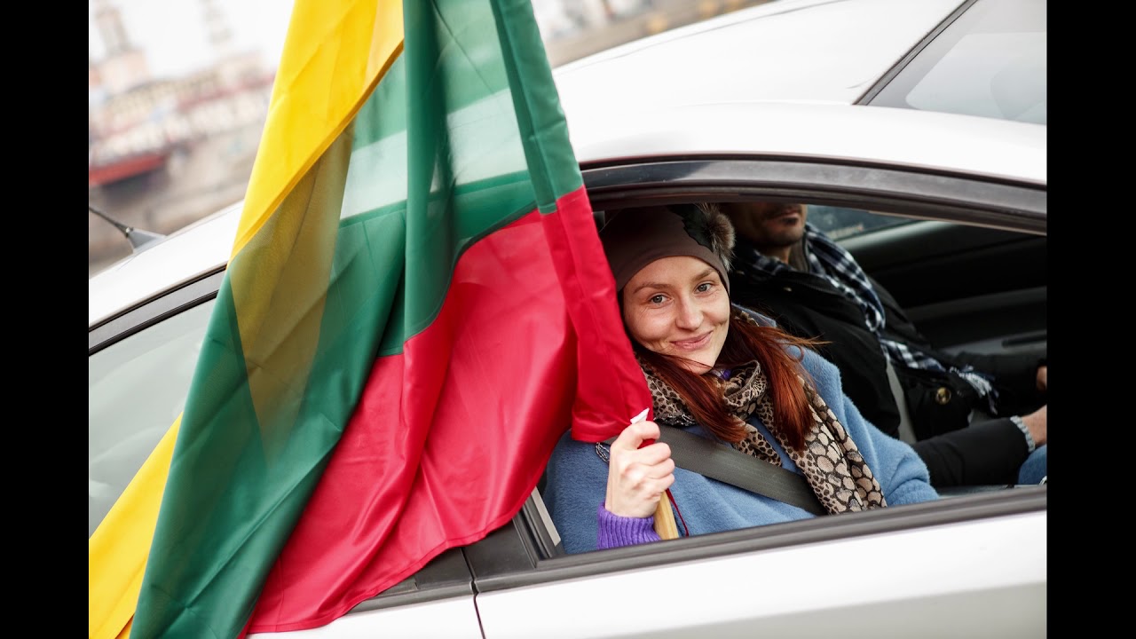 Patrioti&scaron;kų kovo 11-osios važiuotynių Kaune FOTOALBUMAS