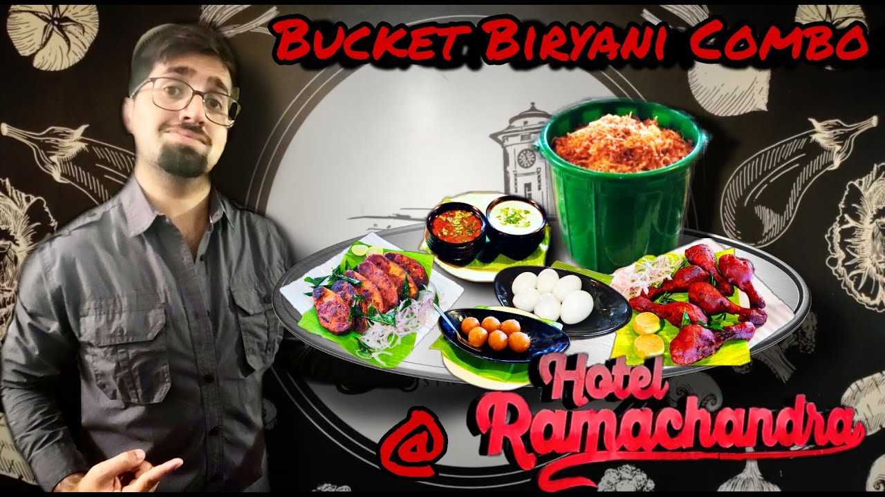 BUCKET BIRYANI COMBO AND WELLINGTON PAROTA AT HOTEL RAMACHANDRA COONOOR