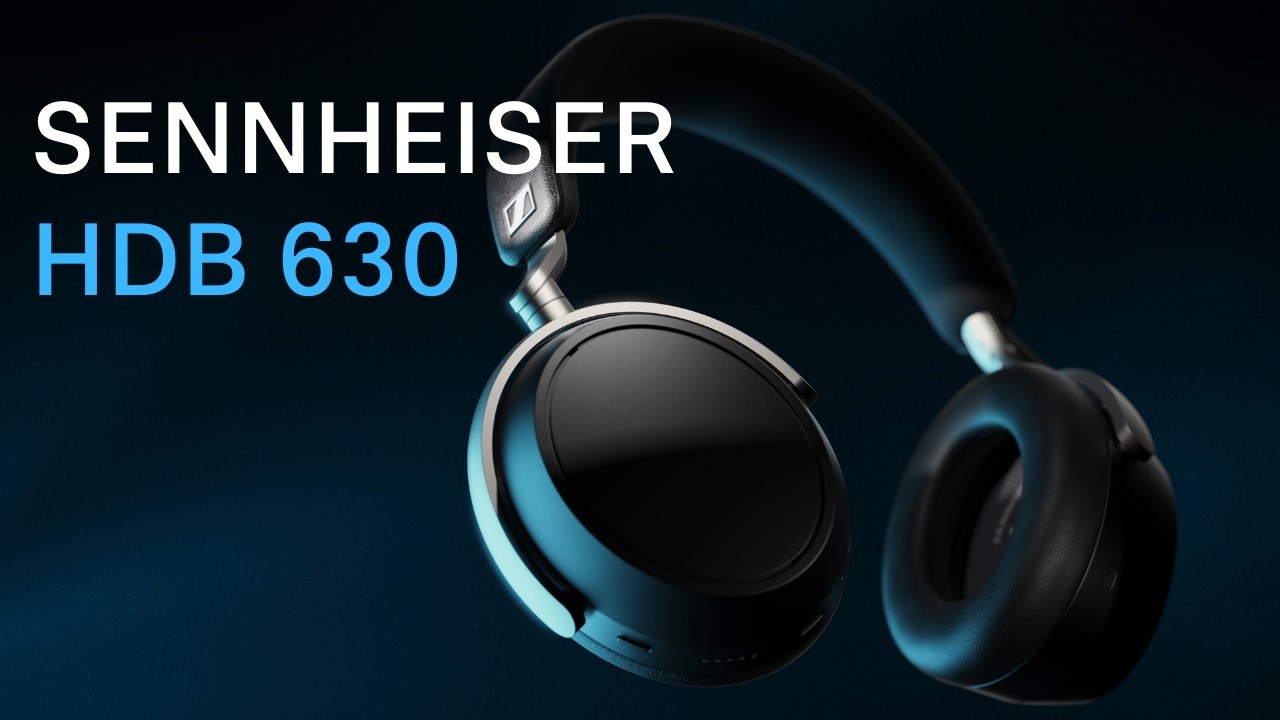 The Sennheiser HDB 630 bluetooth audiophile headphones