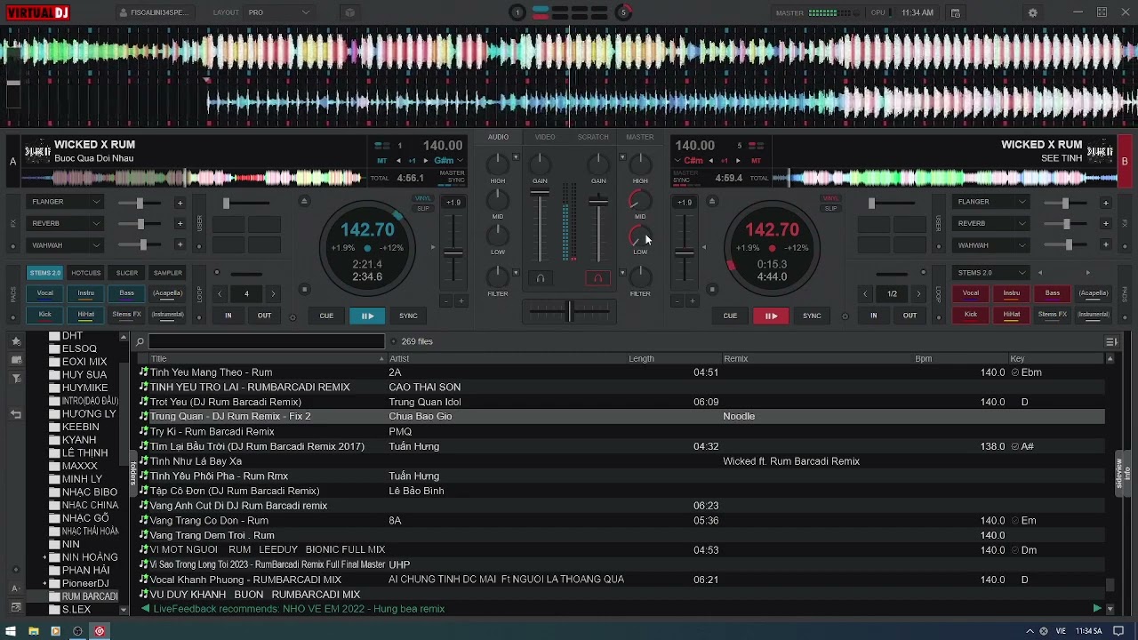 VIỆT MIX CĂNG FULL TRACK DJ RUM BARCADI - SAI CÁCH YÊU, THẤT TÌNH - PHAN HẢI MIXX 2024