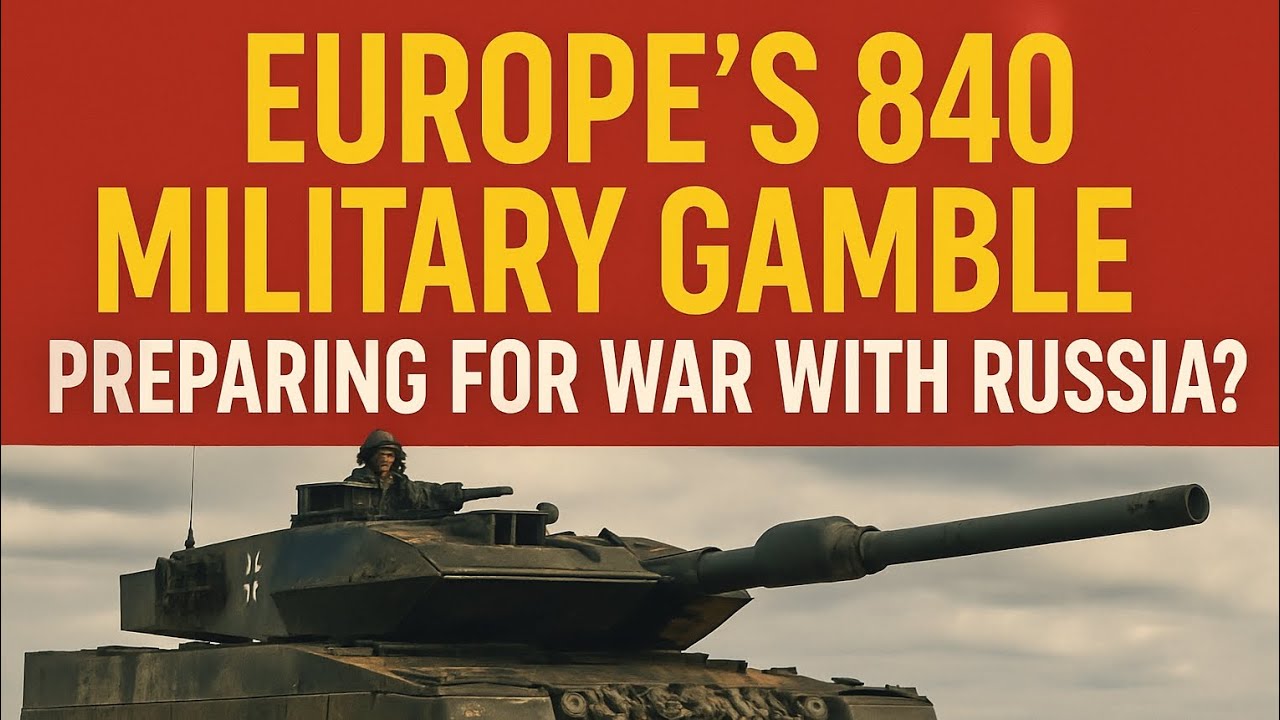 Europe's \$840 Billion Military Gamble: Preparing for War with Russia?