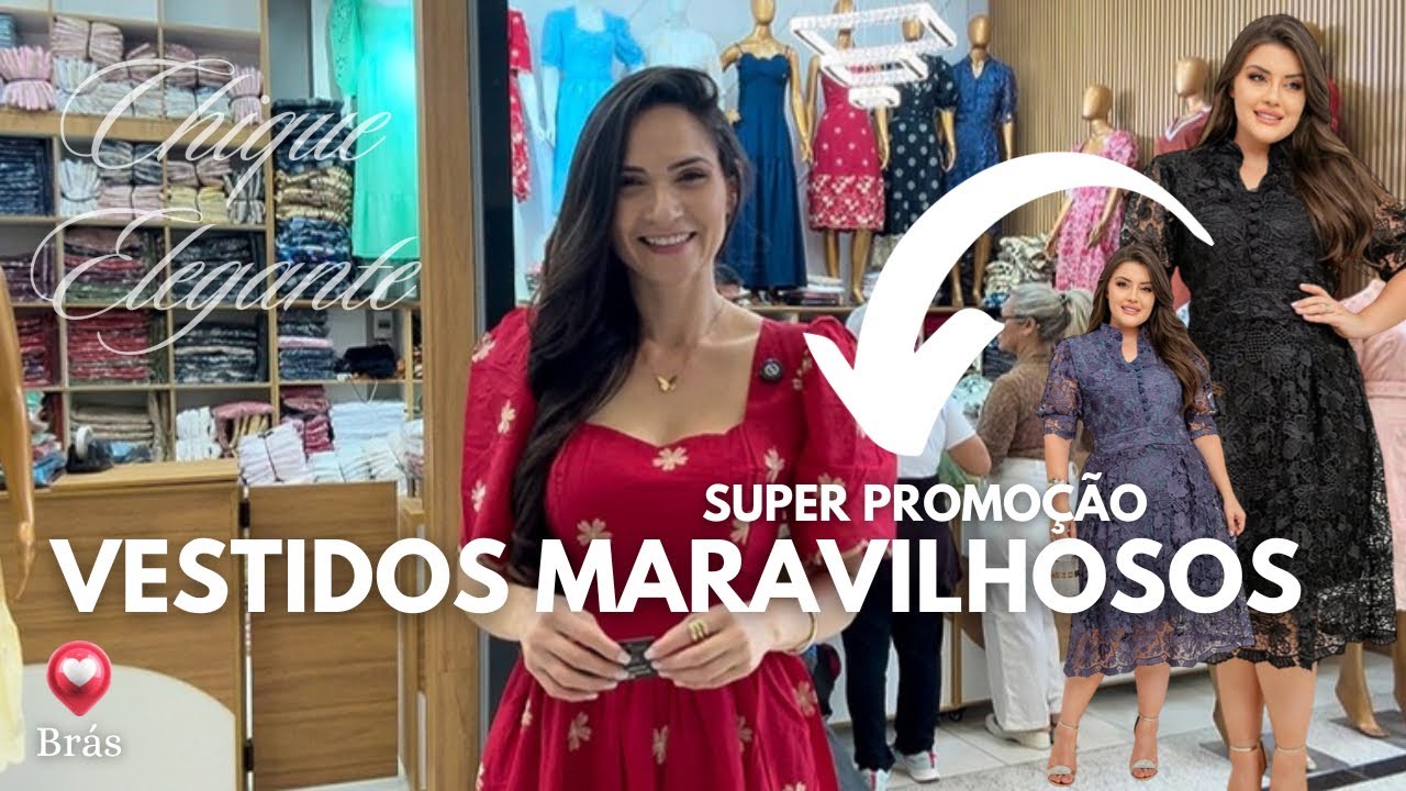 Vestidos MARAVILHOSOS e ELEGANTES de MODA MODESTA com PRE&Ccedil;O INCR&Iacute;VEL no Br&aacute;s  #br&aacute;s #vestidos #moda 