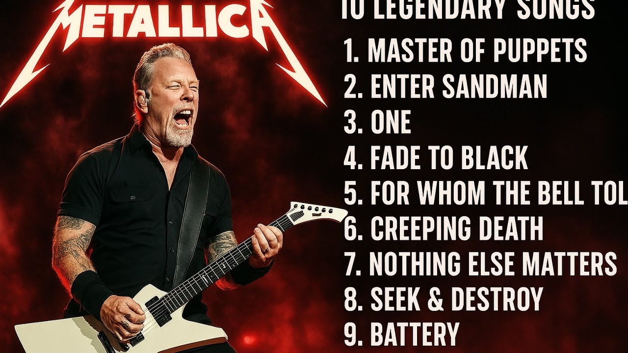Best Guitar Riffs & Emo Rock Playlist | Slow Rock Live Concert with Legendary Metallica Songs