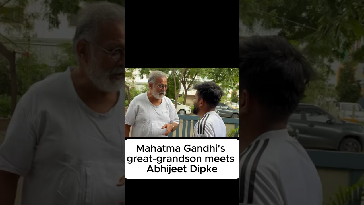 Mahatma Gandhi's great-grandson says Gen Z adopted Bapu's values