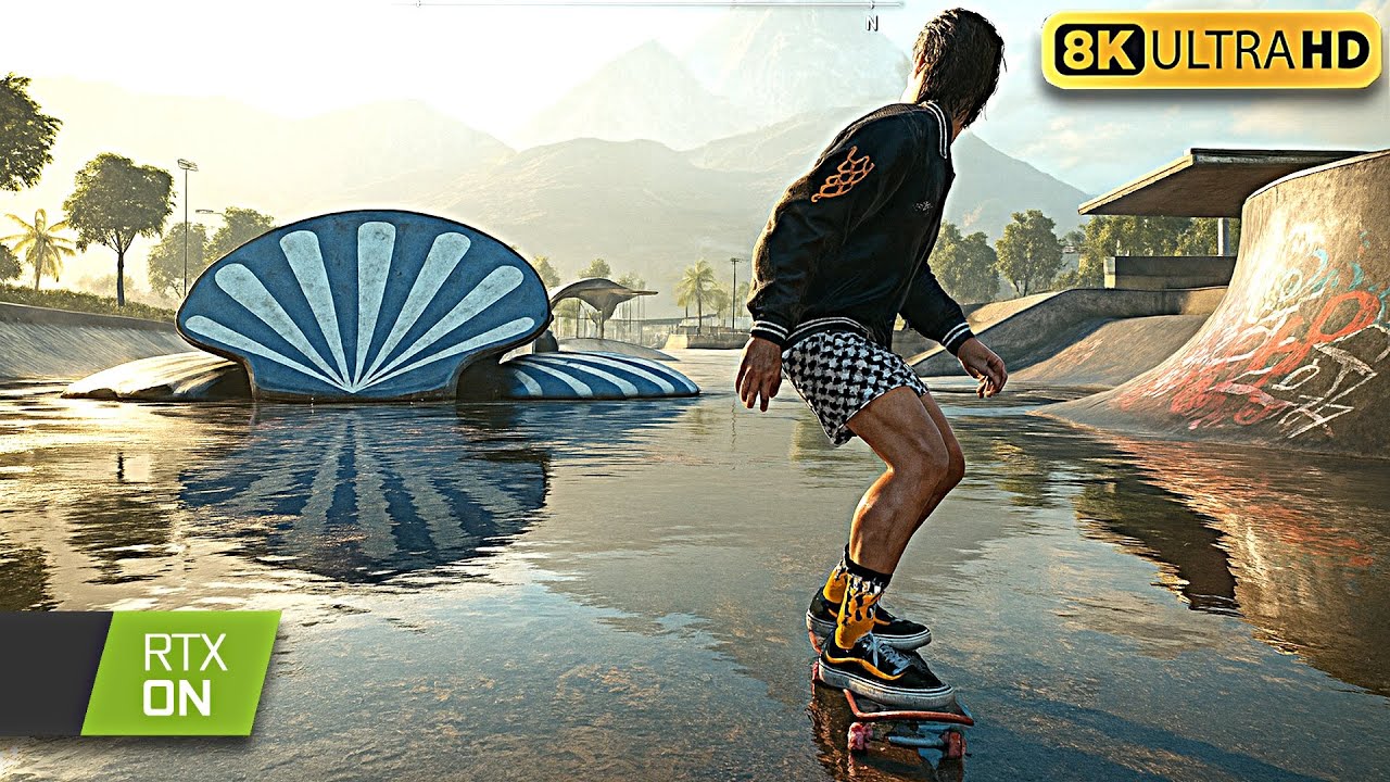 EA Skate 2025 - 4 Hours Chill Lo-Fi Hip Hop Free Skate Gameplay! 4k 60fps RTX 5090 PC Gameplay!