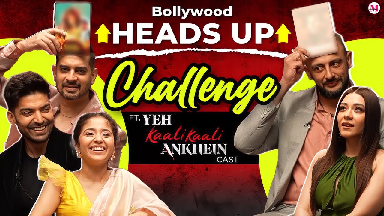 Bollywood Heads Up Challenge Ft. Gurmeet, Tahir, Shweta, Aanchal & Arunoday #YehKaaliKaaliAnkhein