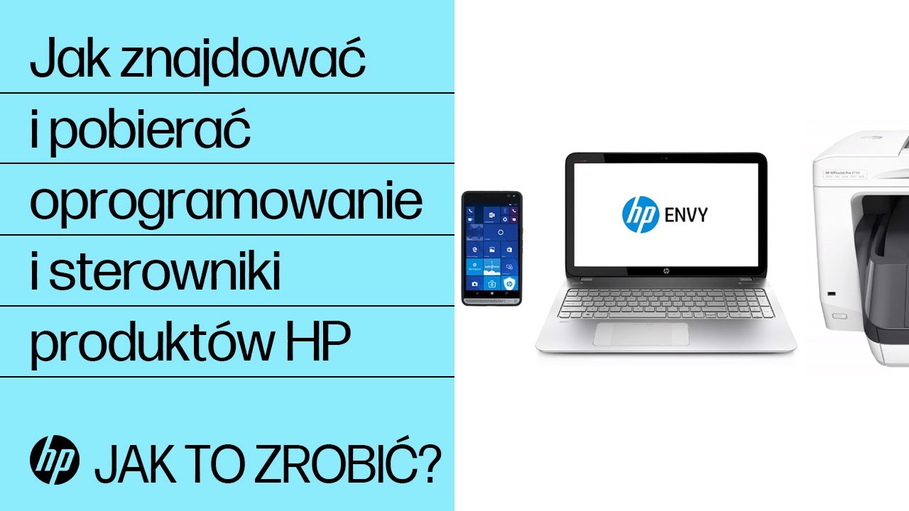 Jak znajdować i pobierać oprogramowanie i sterowniki produkt&oacute;w HP