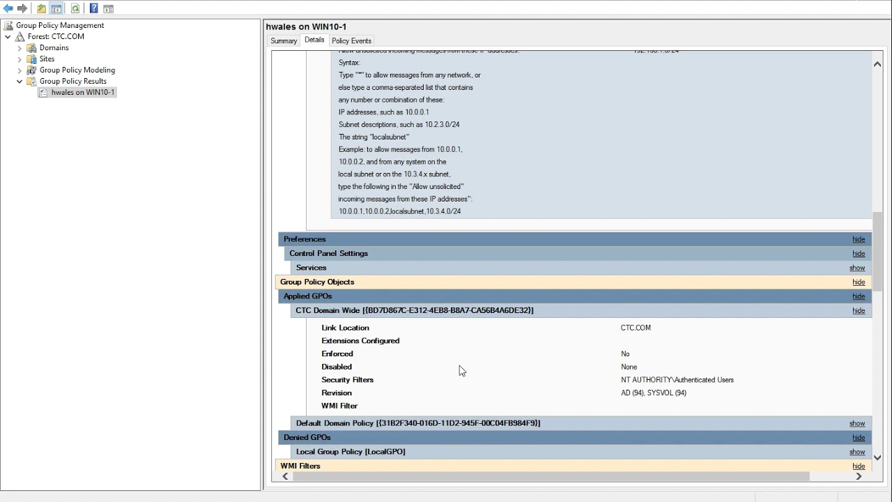 GPO Troubleshooting Part 3 :Using RSOP Method