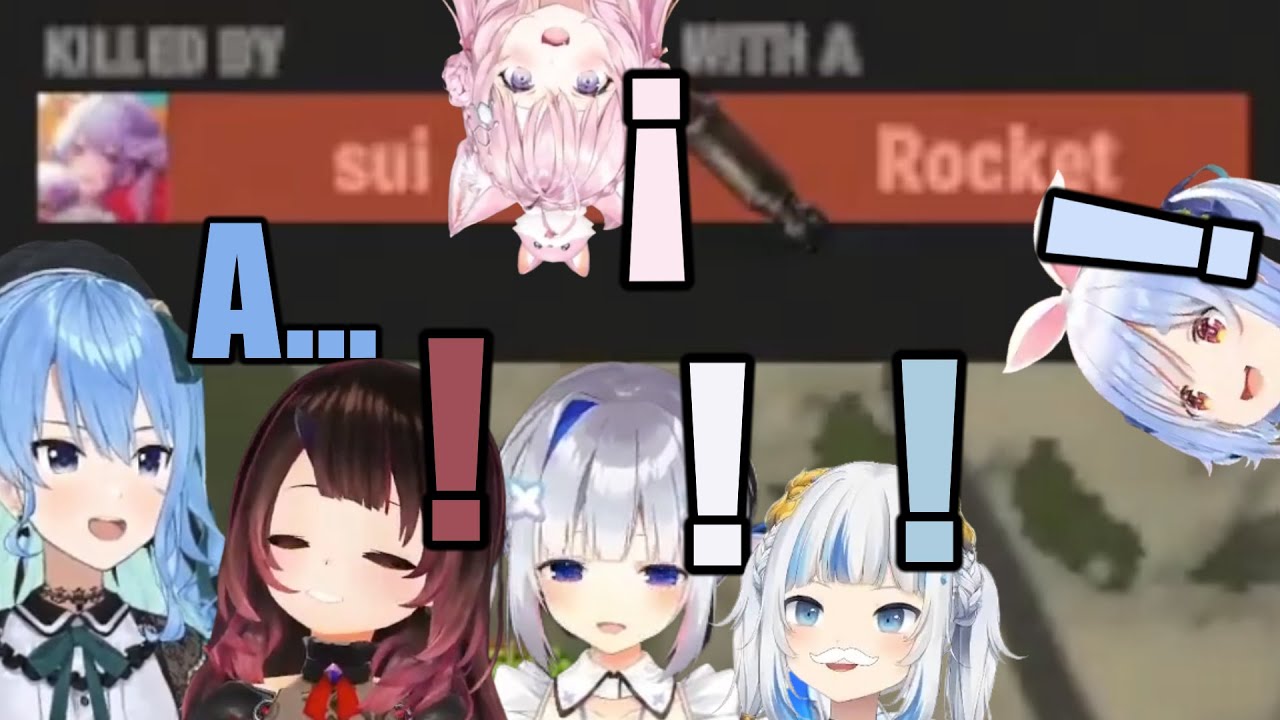 Suisei Accidentally Blows Up Her Teammates (All POV) | Rust | Hololive JP x EN