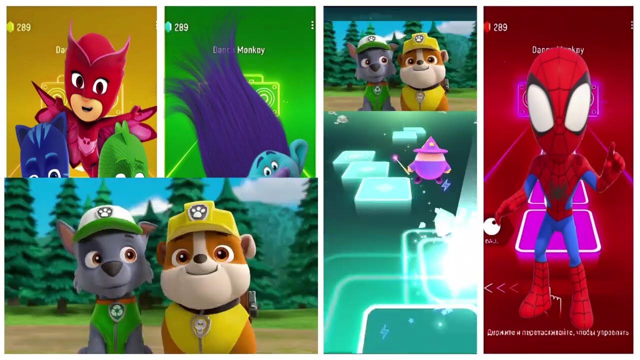 Pj Masks 🆚️ trolls 🆚️ paw patrol 🆚️ Spidey and His Amazing