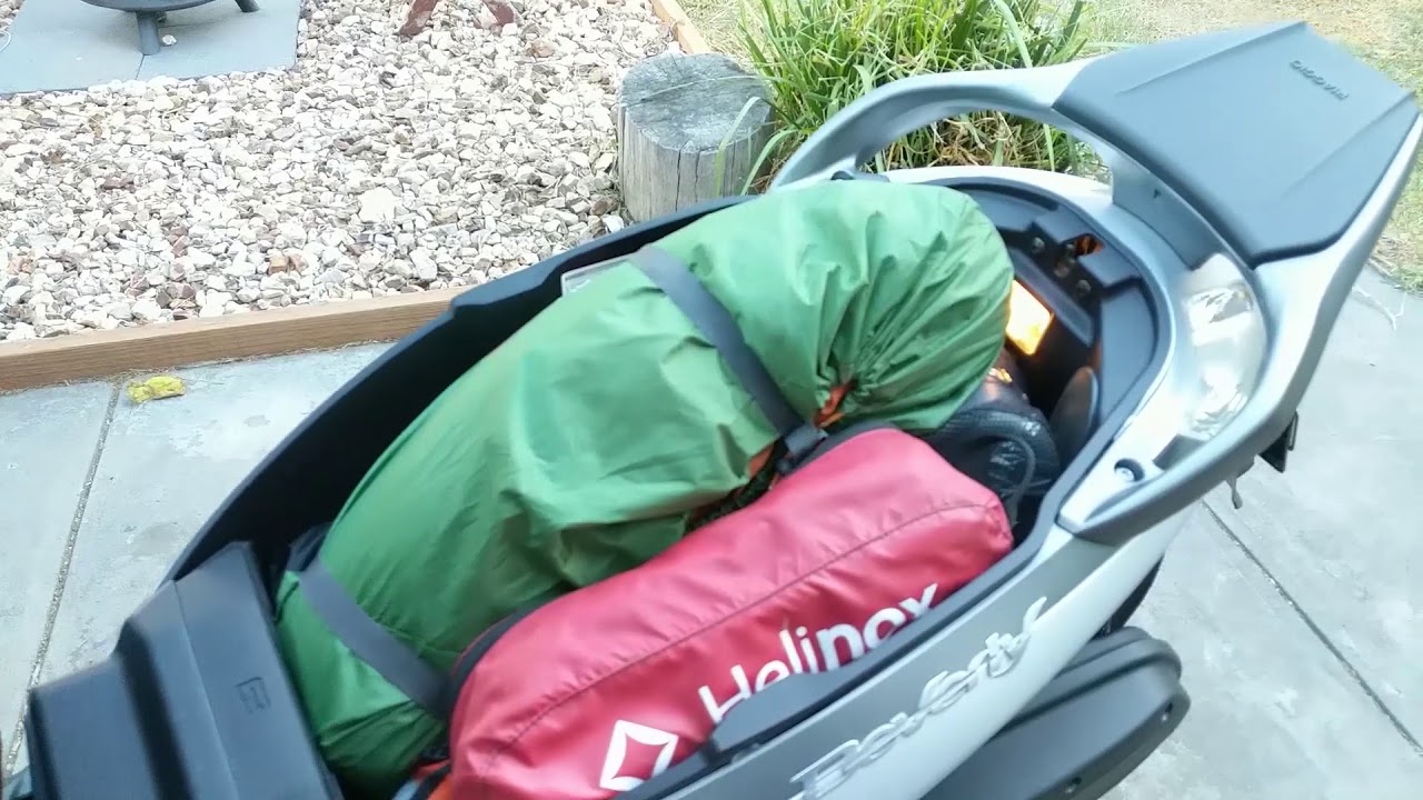 Minimal Motorcycle Camping Gear