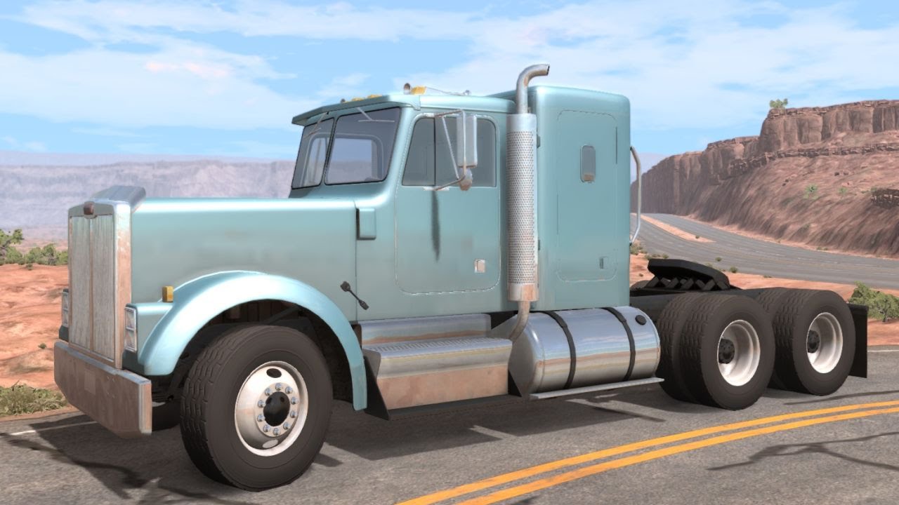 BeamNG Drive Update 0.5.4 - Truck Driving in the Utah Desert