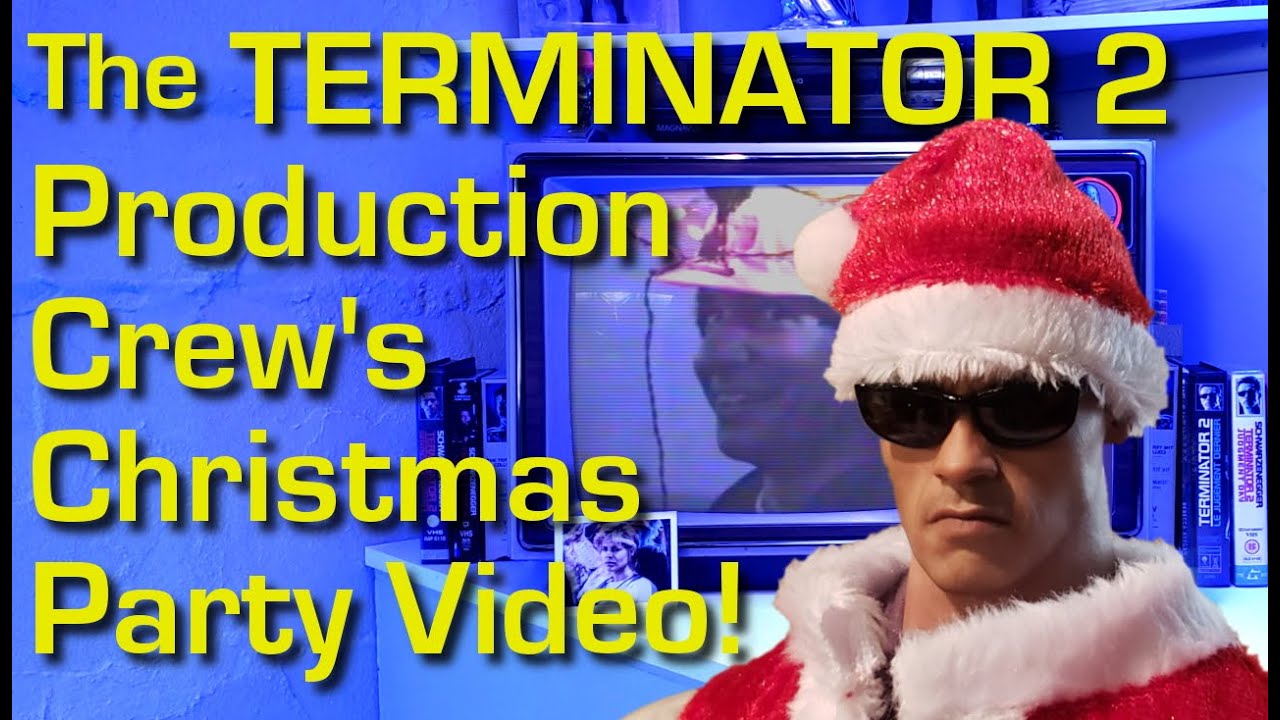 Never-before-seen footage!  The TERMINATOR 2 Production Crew's Christmas Party Video!