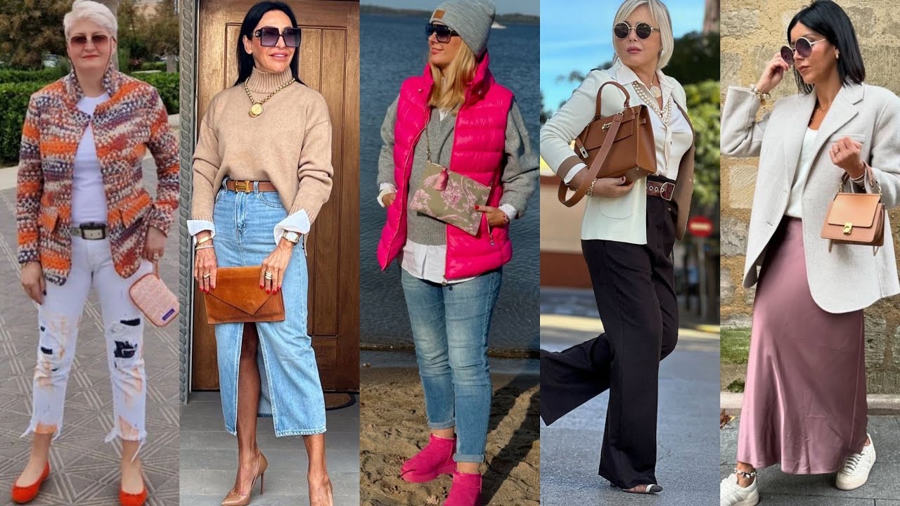 Comfortable Timeless Looks for All Elegant Ladies Over 40, 50-60-70