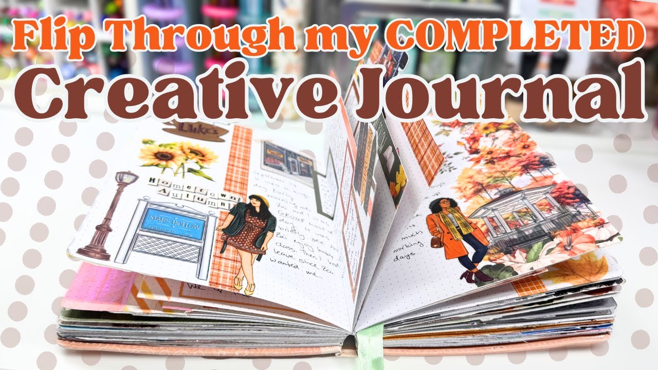 I finished decorating ALL of my creative journal... [Happy Planner Creative Journal Flip Through]