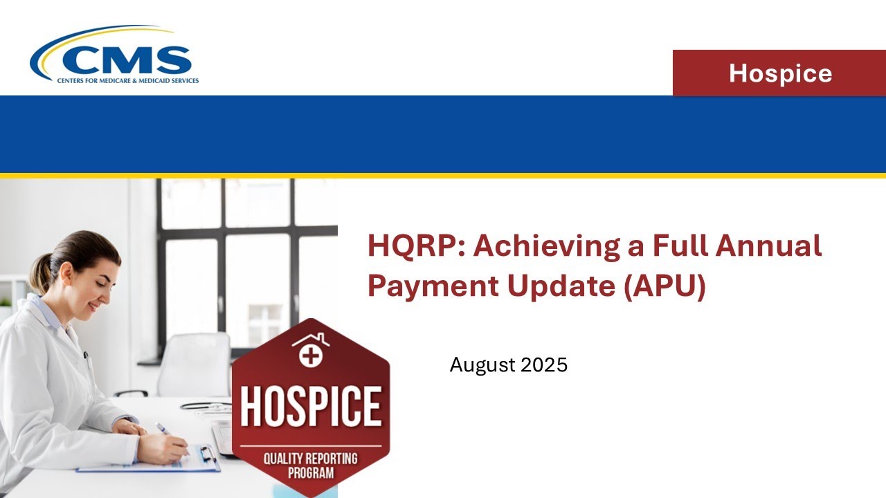 HQRP: Achieving a Full Annual Payment Update (APU)