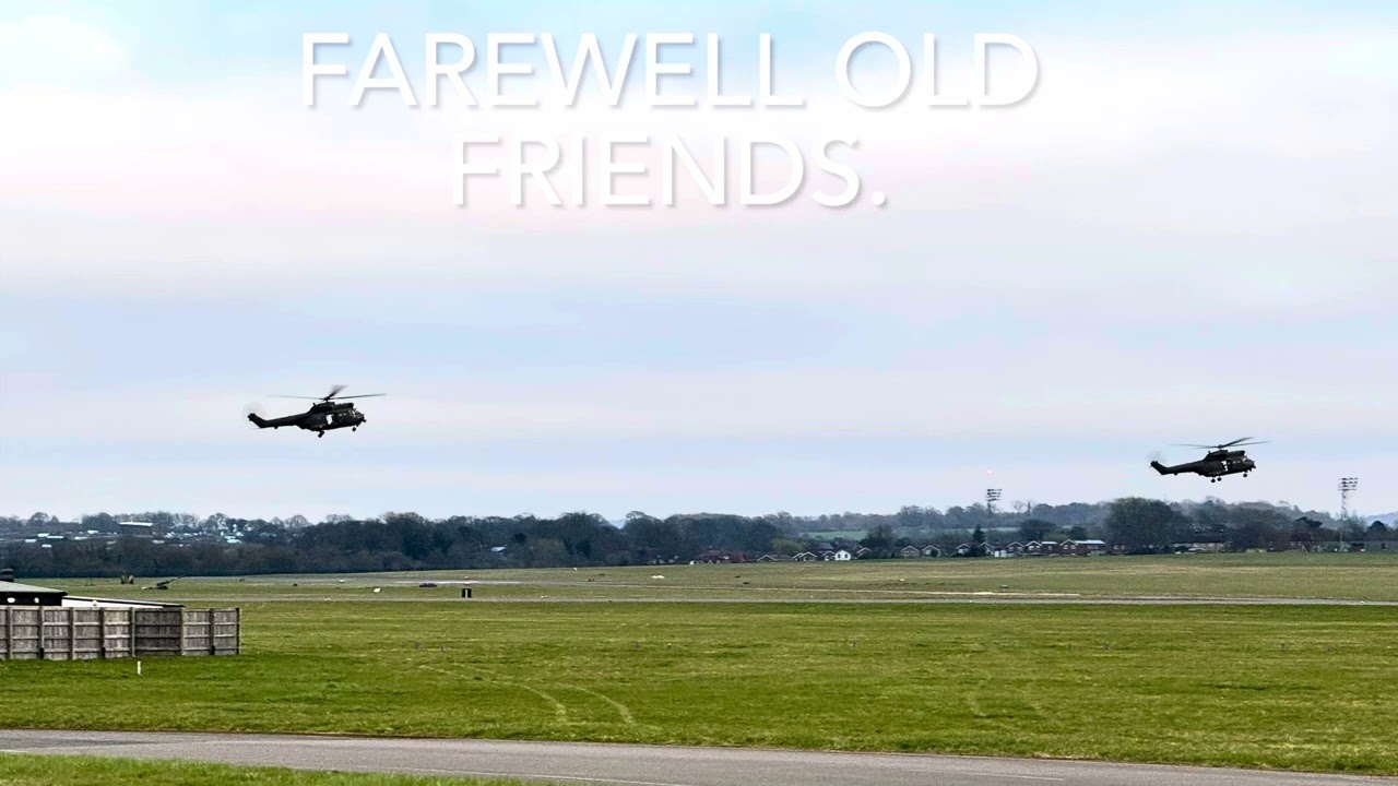 RAF Pumas land back at RAF Benson 27/03/25 after 54 years service for the last time.