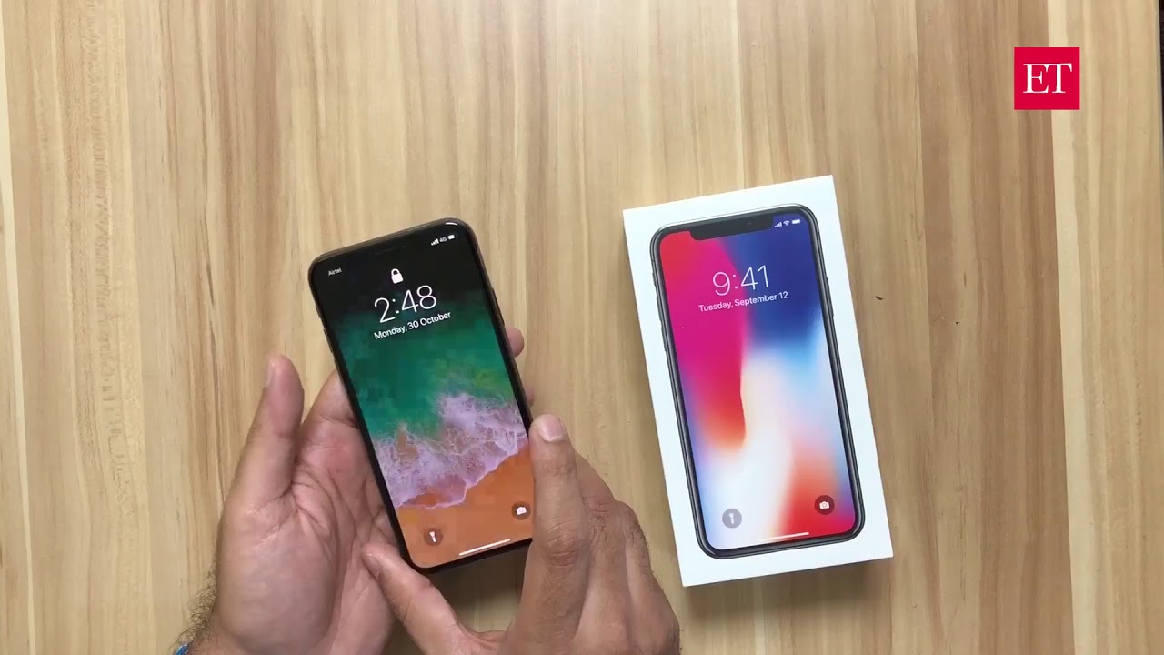 Unboxing the iPhone X: First impressions | Space Grey | ETPanache